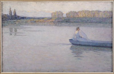 On the River, Morning, 1896 by Henri Eugene Augustin Le Sidaner